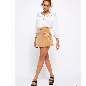 NWOT Free People Vegan Alanis Moto Mini Skirt 4